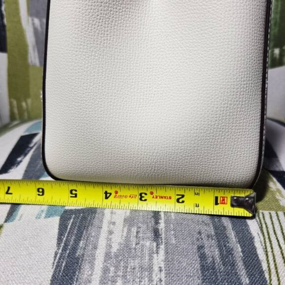 Kate Spade Phoebe Medium Top Handle Satchel In Meringue(White) Turnlock Closure - Picture 6 of 14